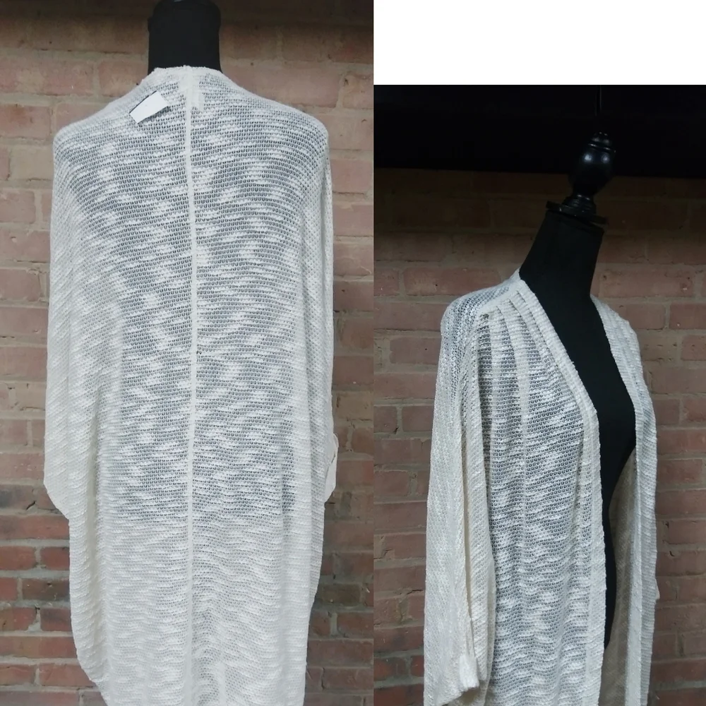 LA Threads | PLUS/NWT Oversized Open-Front Sweater - Picture 7 of 8